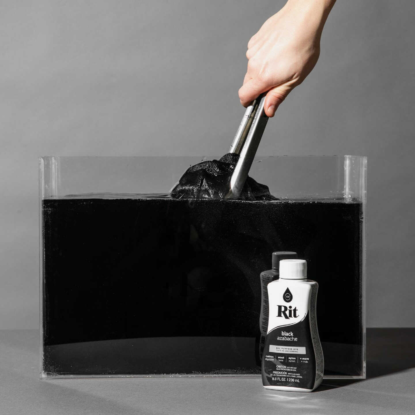 Rit Black 8 oz Liquid Dye - Groom & Sons' Hardware
